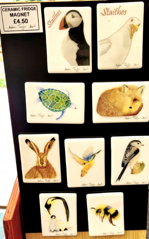 Alan Taylor Art - ceramic fridge magnets